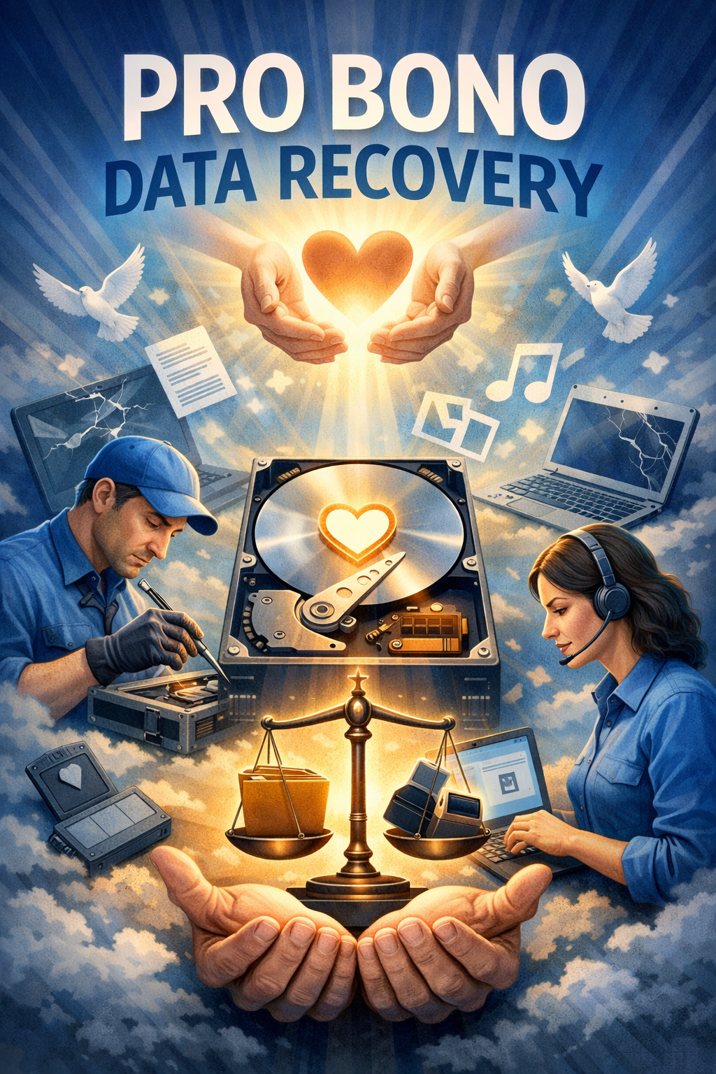 we provide free data recovery service for Canada nd US for peeople who need it